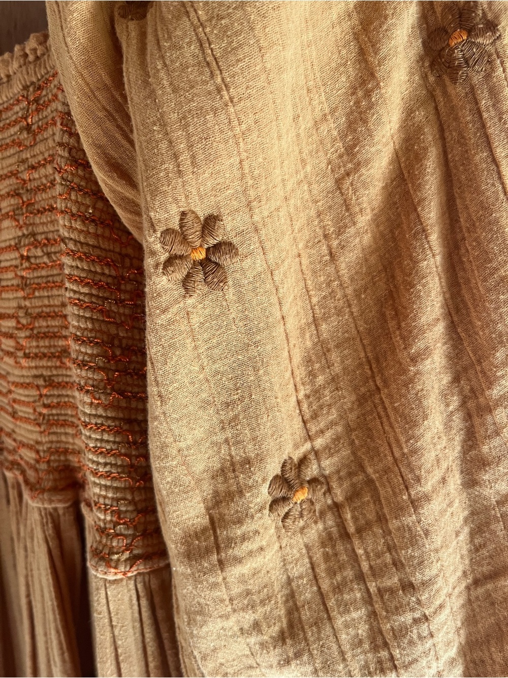 Free People Dahlia Embroidered Maxi Dress Small - Picture 4 of 5